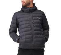 Regatta Men's Water-repellent Hooded Marizion Baffled Jacket Ash Danger Red, Size: 3XL