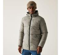 Regatta Men's Marshgrave Insulating Hooded Padded Jacket in Light Grey | Size: Large Regatta Light Grey L
