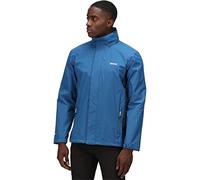 Regatta Great Outdoors Mens Outdoor Classic Matt Hooded Waterproof Jacket (L) (Dynasty Blue/Moonlight Denim)