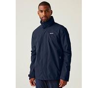 Regatta Mens Matt Windproof Waterproof Hooded Coat Full Zip Lined Rain Jacket