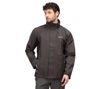 Regatta Mens Matt Waterproof Jacket-Ash / Black-L Ash / Black