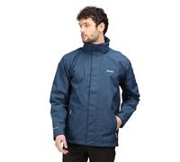 Regatta Mens Matt Windproof Waterproof Hooded Coat Full Zip Lined Rain Jacket