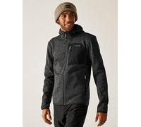 Regatta Mens Mens Newhill Hooded Fleece, Grey, Size M, Men Grey