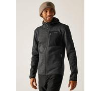 Regatta Mens Hood Newhill Full Zip Fleece Top