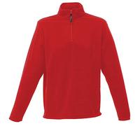 Regatta Men's Micro Zip Neck Fleece - Size S - Classic Red