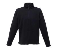 Regatta Mens Micro Zip Neck Fleece Top (170 GSM) - Black - S - Black
