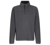 Regatta Mens Micro Zip Neck Fleece Top - Seal Grey - S - Seal Grey - 100% Polyester
