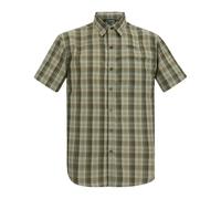 Regatta Mens Mindano Multi Check Short-Sleeved Shirt - Light Sage - L - Light Sage - 90% Polyester/10% Viscose