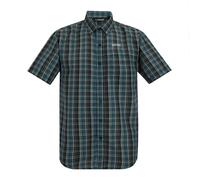 Regatta Mens Mindano Multi Check Short-Sleeved Shirt - Night Sky - XL - Night Sky - 90% Polyester/10% Viscose