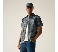 Regatta Men's Mindano Short Sleeved Check Shirt in Navy | Size: XL Regatta Navy XL