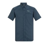 Regatta Mens Mindano Triangle Short-Sleeved Shirt - China Blue - 4XL - China Blue - 90% Polyester/10% Viscose