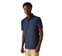 Regatta Men's Durable Mindano Viii Short Sleeve Shirt Navy Moonlight Denim, Size: M