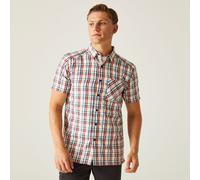 Regatta Men's Mindano VIII Short Sleeve Shirt Red, Size: S