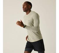 Regatta Men's Mindo Anti-Insect Long Sleeved Mesh T-Shirt in Light Stone | Size: Medium Regatta Light Stone M