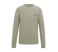 Regatta Mens Mindo Logo Long-Sleeved T-Shirt (Abbeystone) - Beige - Size Large