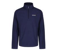 Regatta Men's Montes Lightweight Half Zip Fleece Midlayer Pullover - Perfect for Outdoors, Walking, Hiking & Camping Navy