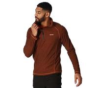 Regatta Men's Montes Lightweight Half Zip Fleece Burnt Copper, Size: 3XL