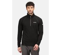 Regatta Men's 'Montes' Lightweight Half Zip Fleece in Black | Size: Small Regatta Black S
