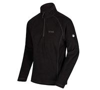 Montes Lightweight Half Zip Mini Stripe Sweatshirt Black M