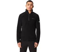 Regatta Mens Montes Lightweight Half Zip Summer Fleece Top - Black - Size 2XL