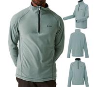 Regatta Mens Montes Lightweight Zip Up Overhead Micro Fleece Jacket Pullover