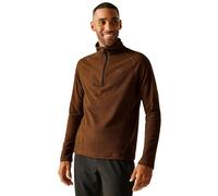 Regatta Mens Montes 1/2 Zip Fleece Pumpkin Spice/Black XL