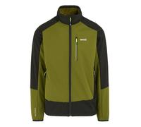 Regatta Men's Moutdale Soft Shell Jacket - Nephrite Green/Black - Nephrite Green/Black - M - 96% Polyester/4% Elastane