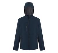 Regatta Mens Navigate 2 Layer Soft Shell Jacket (Navy/Seal Grey) - Size 4XL