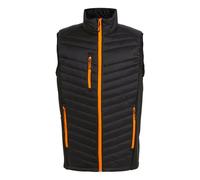 Regatta Mens Navigate Hybrid Insulated Bodywarmer, Black/Orange, XL UK