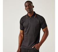 Regatta Professional Regatta Navigate Recycled Short Sleeve Polo Black/Orange Po
