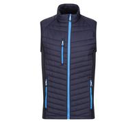 Regatta Mens Navigate Quilted Hybrid Gilet (Navy/French Blue) - Size Small