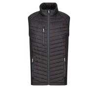 Regatta Professional Mens Quilted Hybrid Gilet - Navy/Seal Grey - S - Navy/Seal Grey - 50% Polyamide/50% Polyester
