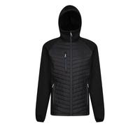 (3XL, Black/Seal Grey) Regatta Mens Navigate Quilted Hybrid Jacket