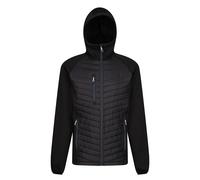 (S, Black/Seal Grey) Regatta Mens Navigate Quilted Hybrid Jacket