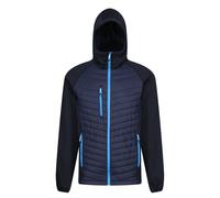 (L, Navy/French Blue) Regatta Mens Navigate Quilted Hybrid Jacket
