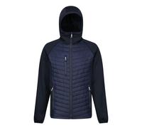 (S, Navy/Seal Grey) Regatta Mens Navigate Quilted Hybrid Jacket