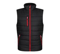 Regatta Mens Navigate Thermal Body Warmer (Black/Classic Red) - Size Large