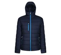 Regatta Professional Mens Thermal Padded Jacket - Navy/French Blue - L - Navy/French Blue - 100% Polyester