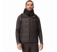 Regatta Mens Nevado Heavyweight Hooded Bodywarmer Gilet - Black Ash - 3XL
