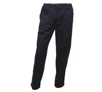 Regatta Mens New Action Pants - Navy Blue - Navy Blue - 30W x Short - 65% Polyester/35% Cotton