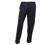Regatta Mens New Action Trouser (Long) / Pants (Navy Blue) Cotton - Size 30W/34L