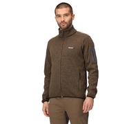Regatta Mens Newhill Full Zip Breathable Marl Knit Warm Fleece Jacket