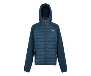Regatta Mens Newhill Hybrid Hooded Padded Jacket - Moonlight Denim - 2XL