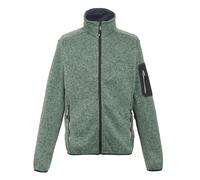 Regatta Mens Newhill Marl Full Zip Fleece Jacket - Glacier - 3XL - Glacier - 100% Recycled Polyester