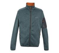Regatta Mens Newhill Marl Full Zip Fleece Jacket (Stormy Weather) - Grey - Size X-Large