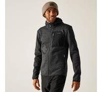 Regatta Mens Newhill Hooded Full Zip Fleece Stretch Warm Winter Layer Top