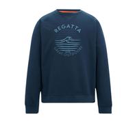 Regatta Mens Nithsdale Wave Sweatshirt - Navy - 3XL - Navy - 60% Cotton/40% Polyester