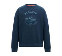 Regatta Mens Nithsdale Wave Sweatshirt - Navy - XXL - Navy - 60% Cotton/40% Polyester