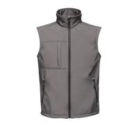 Regatta Mens Octagon 3 Layer Printable Softshell Bodywarmer - Grey - Size Large