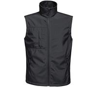 Regatta TRA848 80896 Professional Octagon II 3 Layer Waterproof Softshell Body warmer, Black(Black), 4XL